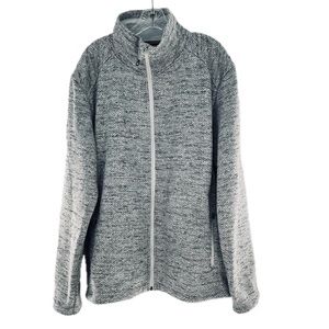 MAMMUT Chamuera Midlayer Full-Zip Jacket Marled Grey Men's Size 2XL